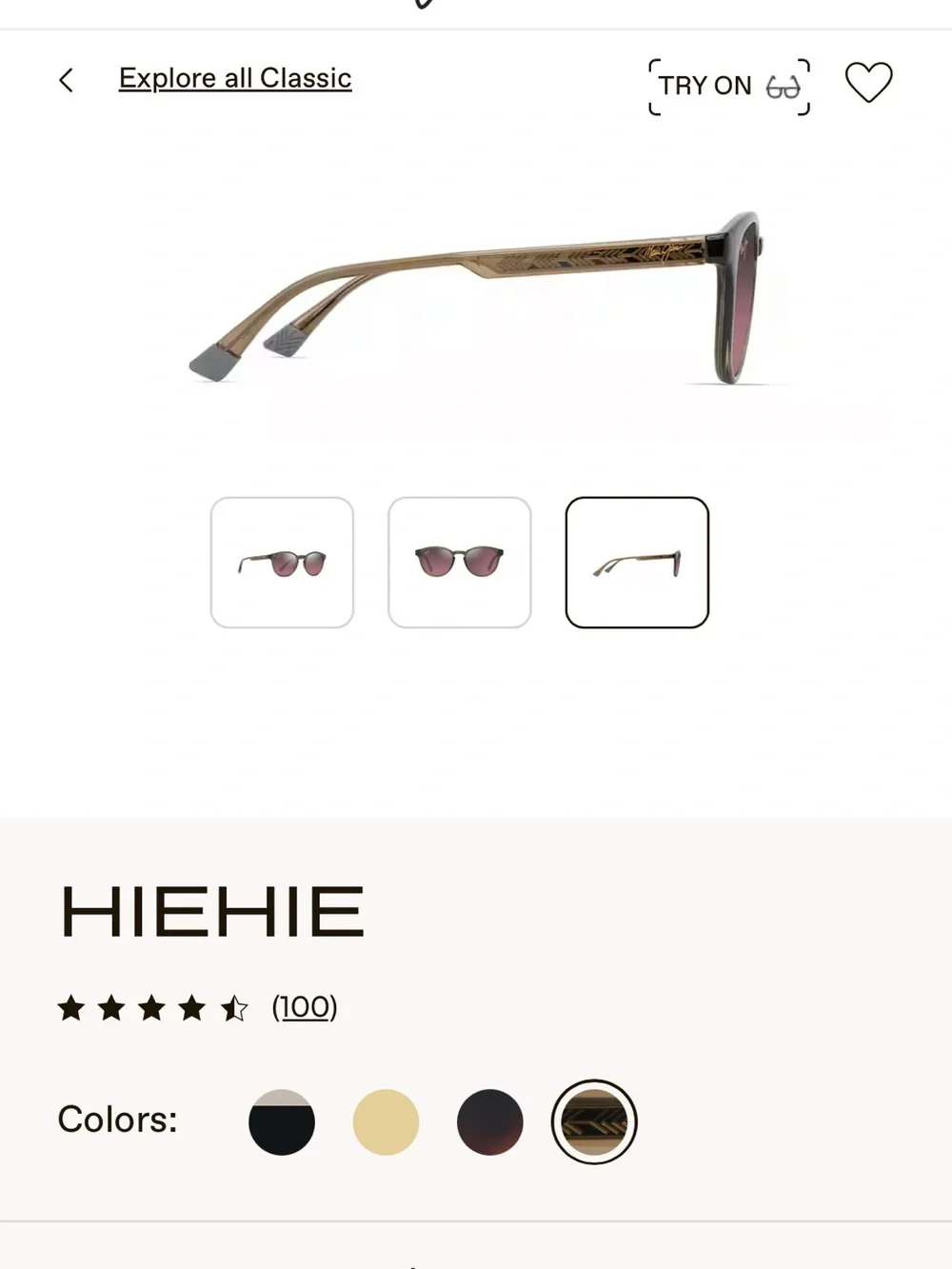 Maui Jim HieHie Polarized Sunglasses